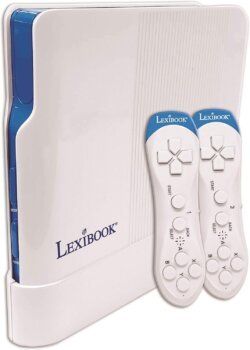 Lexibook TV Game Console 200 Games 32-bit USB-C Adapter White/Blue
