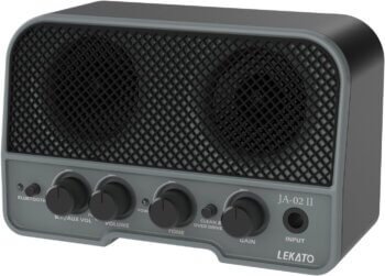 Mini Guitar Amplifier, LEKATO 5W Wireless Rechargeable Amplifier with Clean/Overdriver Effects, Bluetooth 5.0 Portable Amplifier, Ideal for Practising/Audition in the Home
