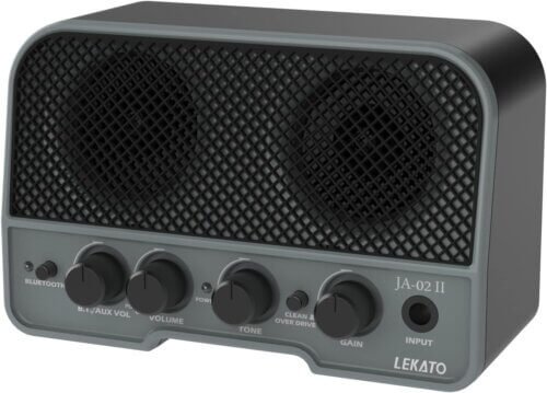 Mini Guitar Amplifier, LEKATO 5W Wireless Rechargeable Amplifier with Clean/Overdriver Effects, Bluetooth 5.0 Portable Amplifier, Ideal for Practising/Audition in the Home