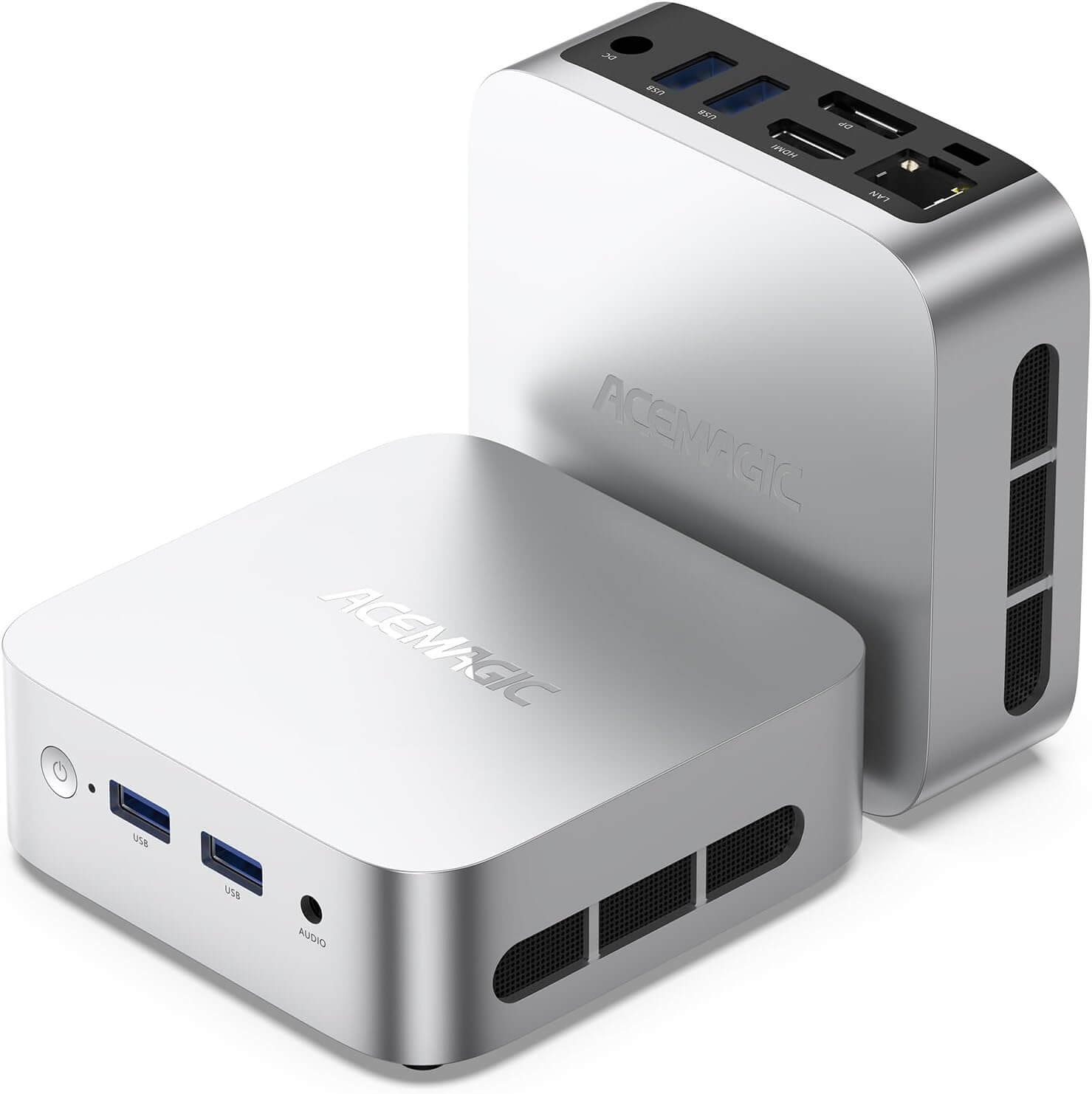 ACEMAGICIAN V1 Mini PC Twin Lake N150 (Upgraded N100, Up to 3.6 GHz), 16GB DDR4 512GB M.2 2280 SSD Micro Desktop Computer Support Dual HDMI + DP | USB 3.2