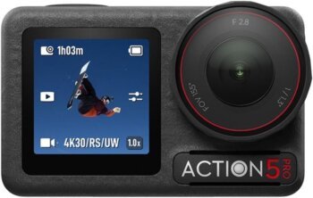 DJI Osmo Action 5 Pro Standard Combo, Waterproof Camera with 1/1.3-Inch Sensor, 4K/120fps Video, Motif Tracking, Stabilisation, Dual OLED Touchscreens, Action Camera 4K Ideal for Sports