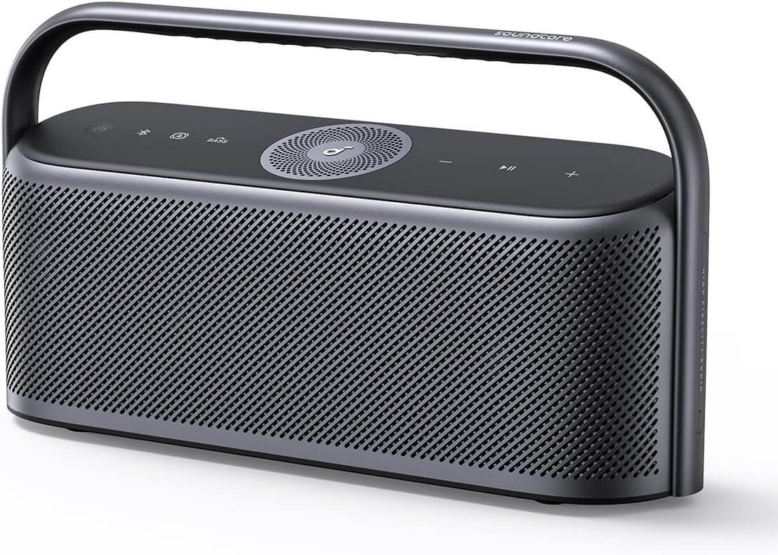soundcore Motion x600 Bluetooth Speaker with Wireless Hi-Res Spatial Audio, 50W Sound, IPX7 Waterproof, Pro EQ, Built-In Handle, AUX-In, Portable Speaker for Home, Office, Outdoors