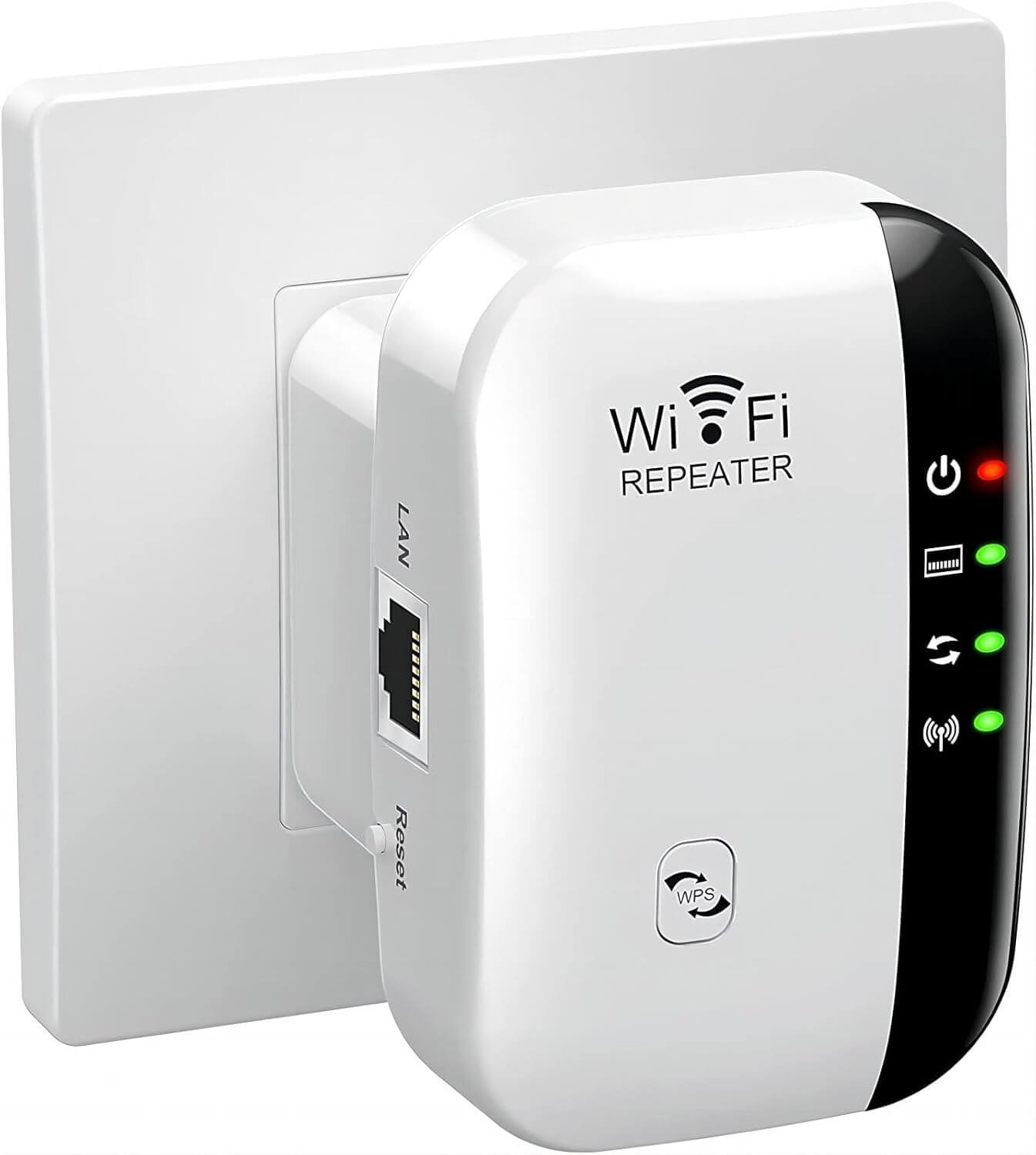 2025 Newest WiFi Extender, WiFi Booster, WiFi Repeater, Covers Up to 3000 Sq.ft and 45 Devices, Internet Booster - with Ethernet Port, Quick Setup, Home Wireless Signal Booster