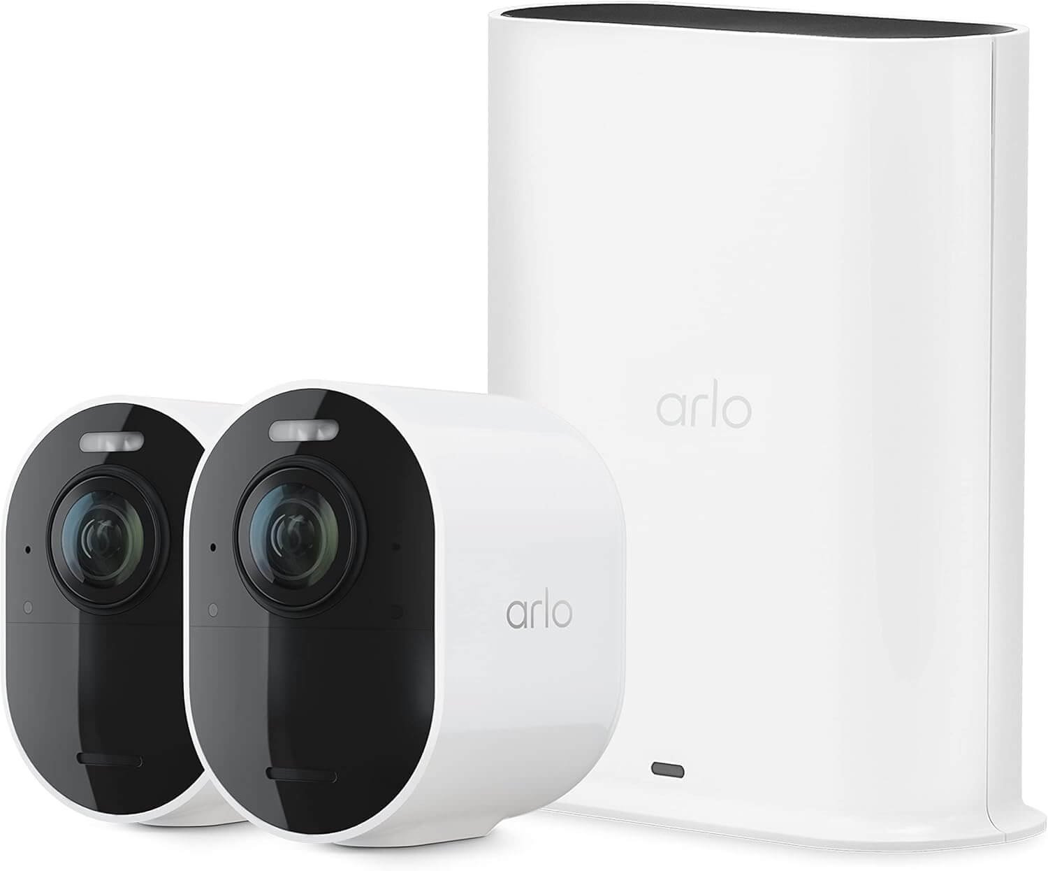 Arlo Ultra 2 Spotlight Camera 4K HDR (2 Cameras, SmartHub Included & Required) | Wireless Home Security Camera 