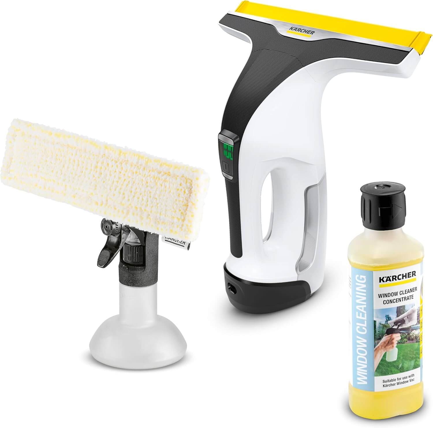 Kärcher WV 6 Electric Window Vacuum Squeegee 11" - Cleans Showers, Mirrors, Glass, and Countertops - Electric SqueegeeKärcher WV 6 Electric Window Vacuum Squeegee 11" - Cleans Showers, Mirrors, Glass, and Countertops - Electric Squeegee