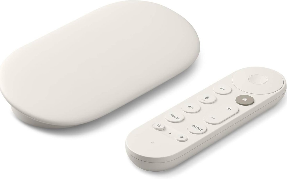 Google TV Streamer (4K) – Fast streaming entertainment on your TV with voice search remote – Watch movies, shows, live TV and Netflix in 4K HDR – Smart home control – 32 GB of storage – Porcelain