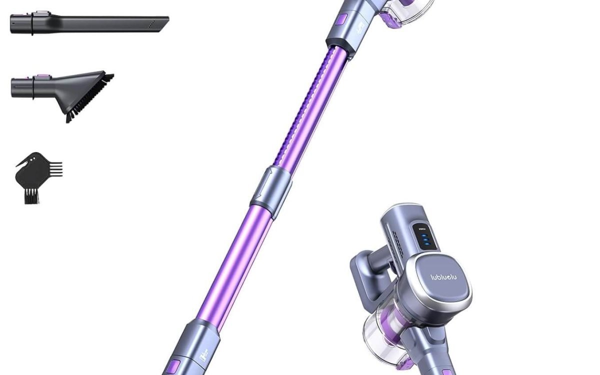 Lubluelu 25000Pa Cordless Vacuum Cleaner | Vacuum Cleaner Wireless Suction Power | 25.9 V Battery Vacuum Cleaner Freestanding | 50 Minutes Running Time | 120,000 rpm | Vacuum Cleaner for Pet Hair,