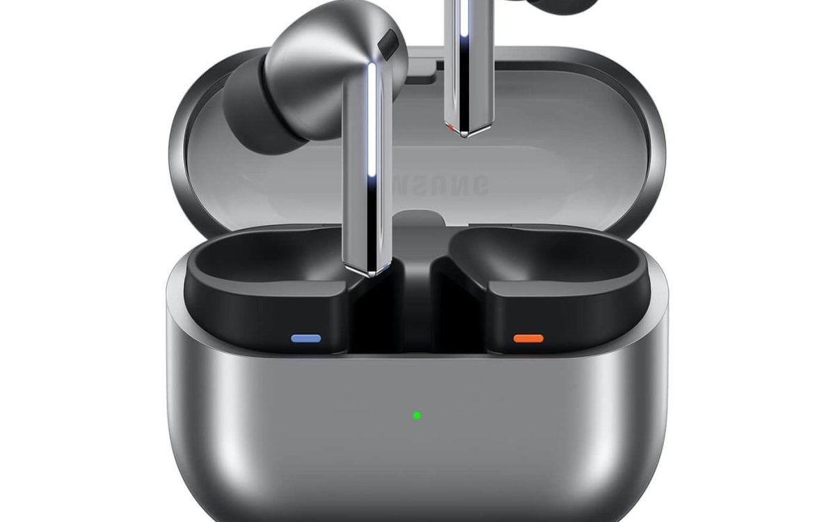 Samsung Galaxy Buds 3 Pro AI True Wireless Bluetooth Earbuds, Noise Cancelling, Sound Optimization, Redesigned Comfort Fit, Silver [US Version, Amazon Exclusive, 2Yr Warranty]
